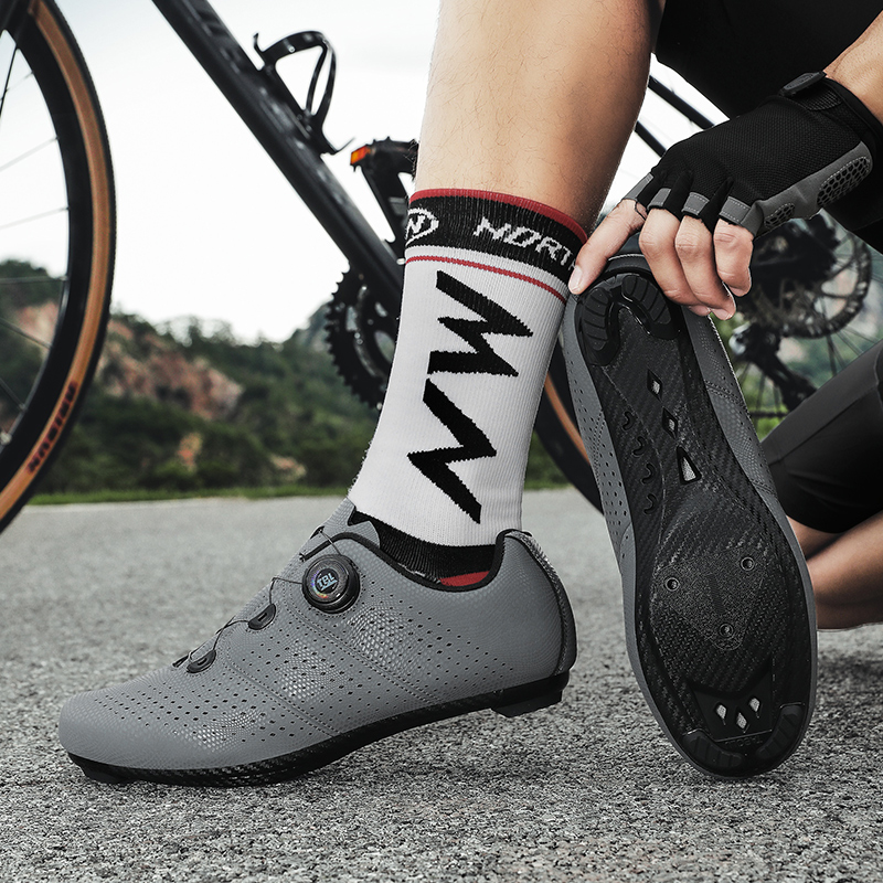 Cycling Commuter Shoes - Road Cycling Shoes Men Gray T886