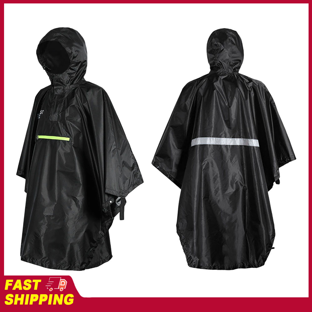Cycling Rain Jacket Commute - Bicycle Raincoat Rain Coat Rainwear with