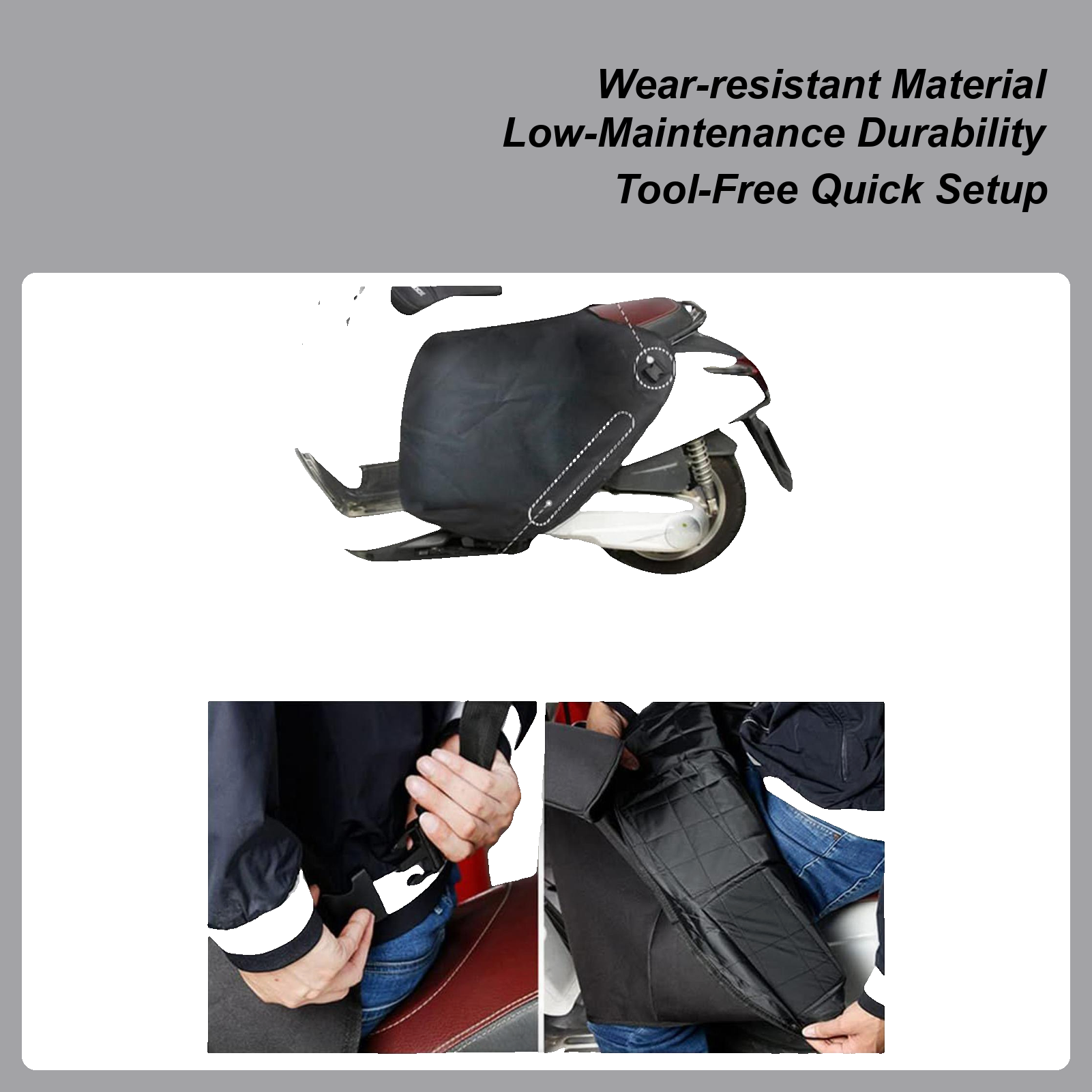 Cycling To Commute - Motorcycle Leg Protection Knee Warm Cycling