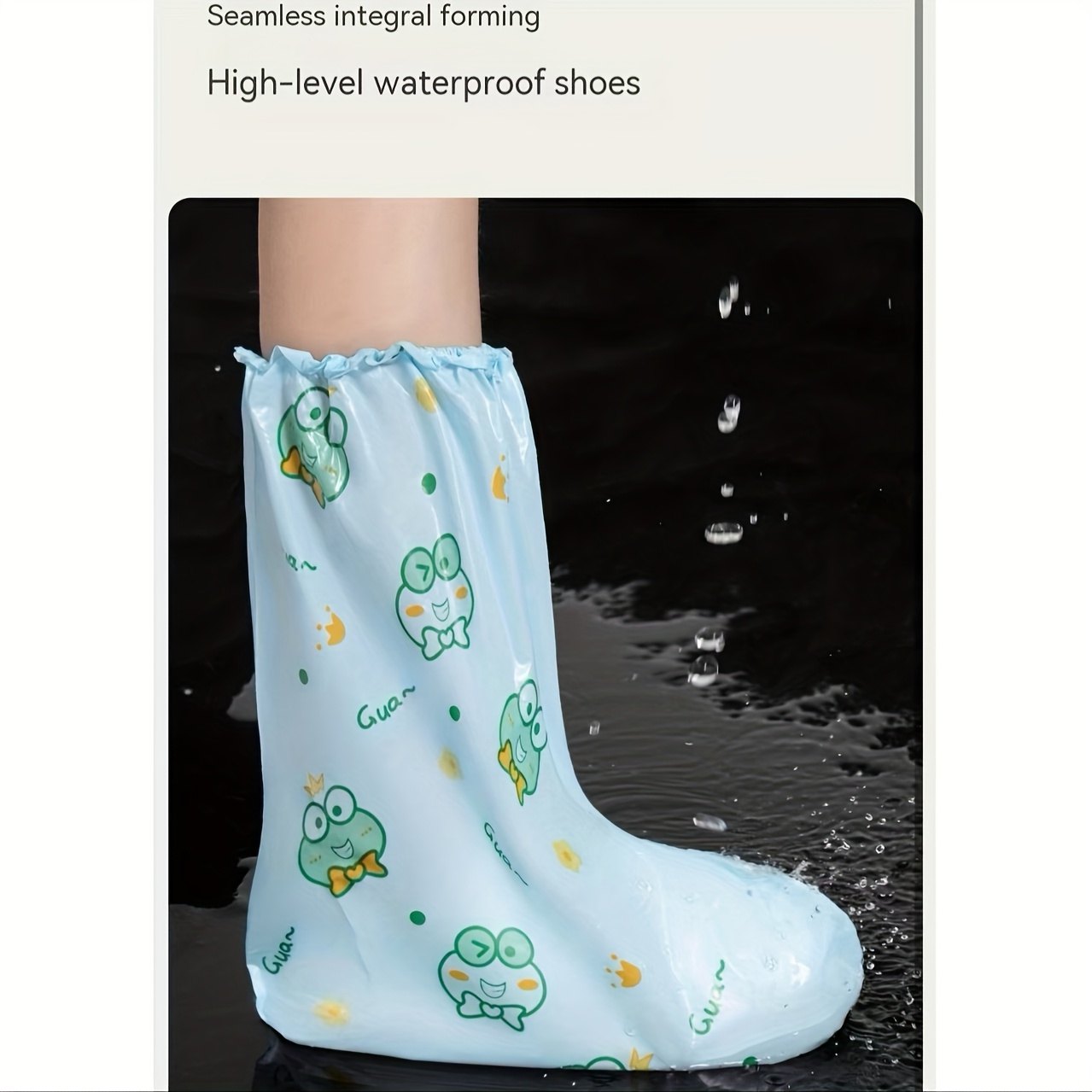 10pc Frog Cartoon Shoe Covers  - Cycling Commute Shoes บทวิจารณ์และราคา