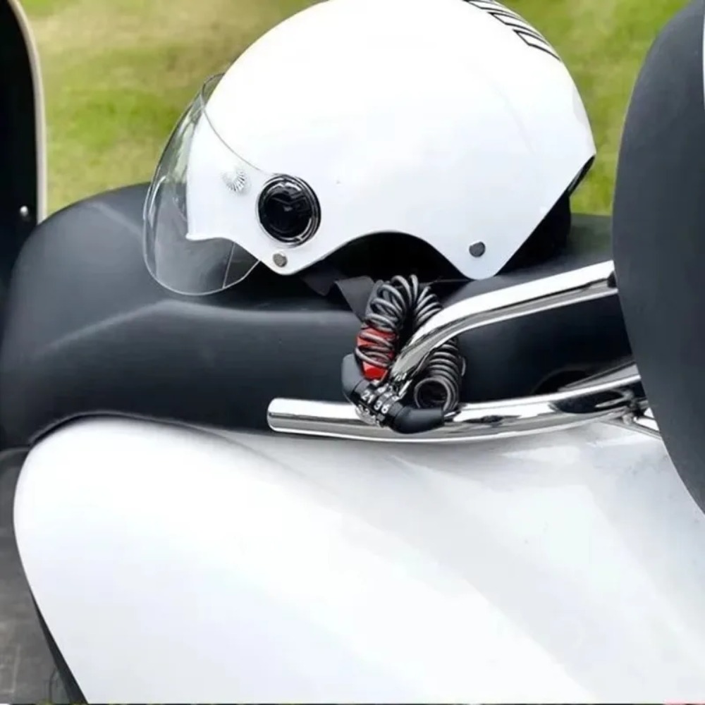 Bicycle Motorcycle Helmet Lock - Chain Lock Combination บทวิจารณ์และราคา