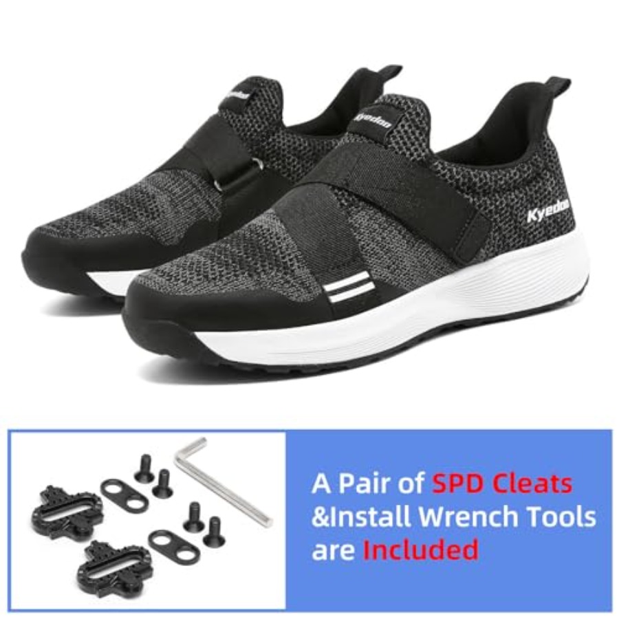 Men's Indoor Cycling Shoes Com - Cycling Commute Shoes บทวิจารณ์และราคา