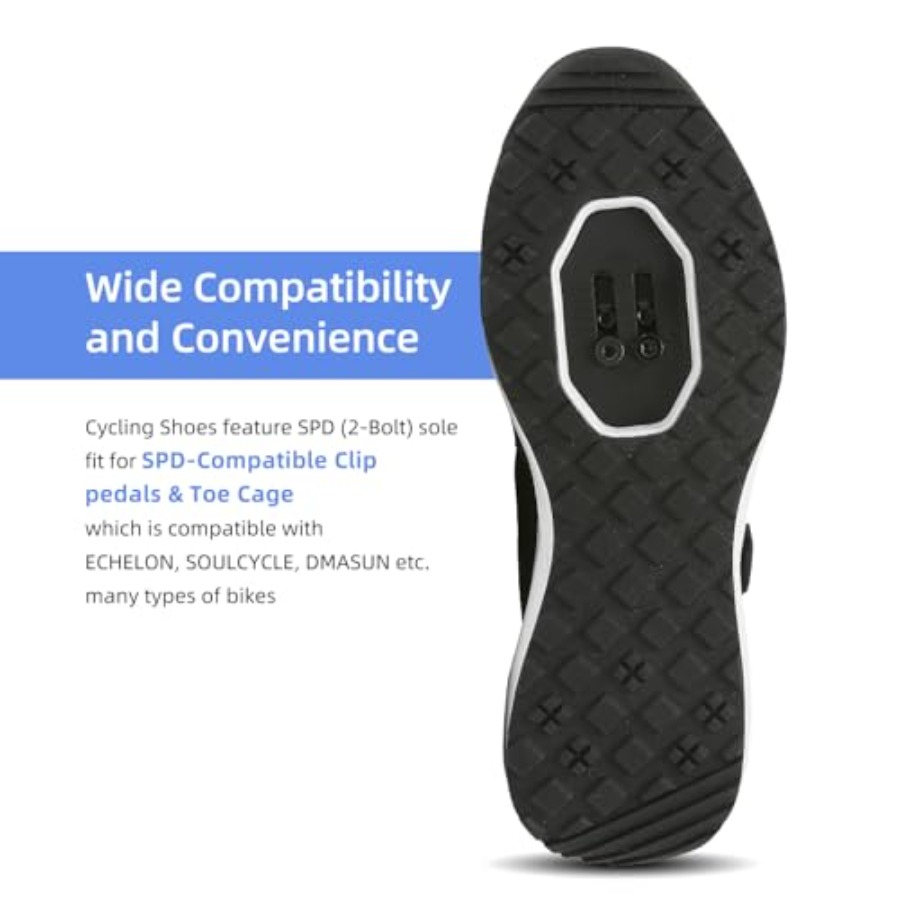 Men's Indoor Cycling Shoes Com - Cycling Commute Shoes บทวิจารณ์และราคา