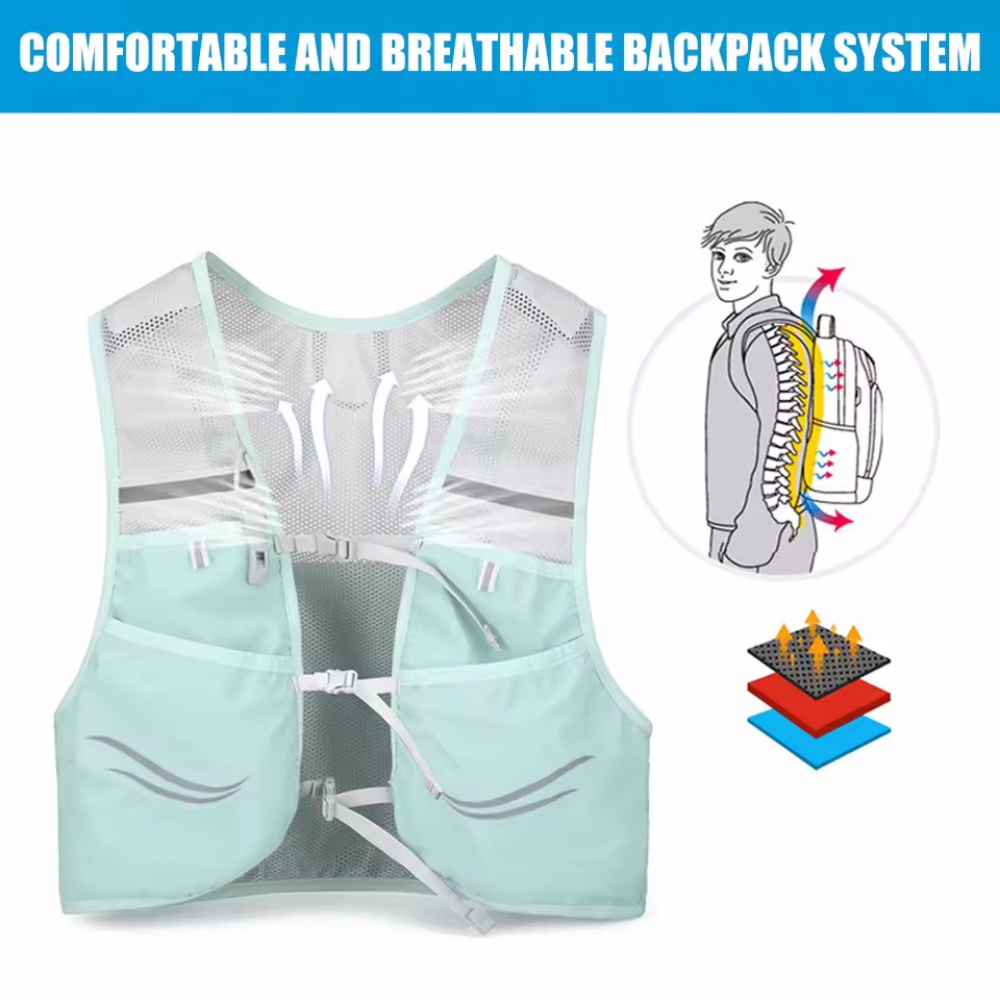 Reflective Running Vest Hydrat - Reflective Vest Cycling บทวิจารณ์และราคา