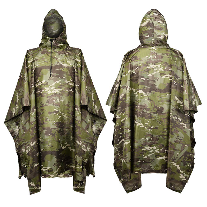 Rain Coat Camouflage Tactical  - Cycling Rain Jacket Commute บทวิจารณ์และราคา