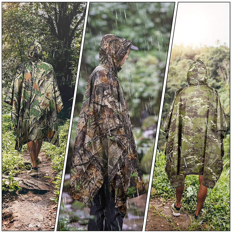 Rain Coat Camouflage Tactical  - Cycling Rain Jacket Commute บทวิจารณ์และราคา