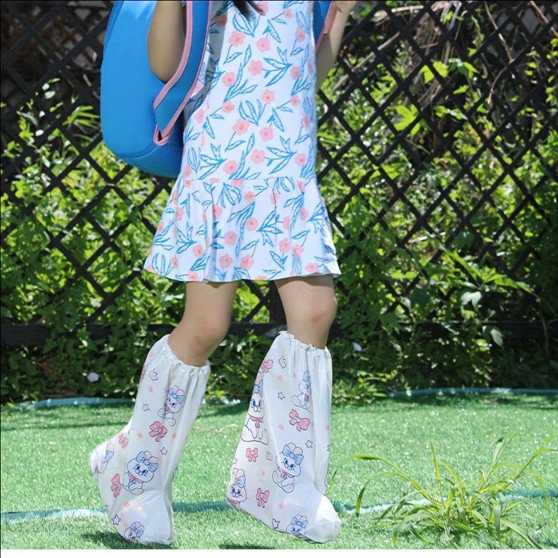 10pc Cartoon Rabbit Shoe Cover - Cycling Commute Shoes บทวิจารณ์และราคา