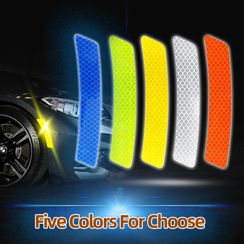 4Pcs/Set Car Reflective Sticke - Spoke Reflector Set บทวิจารณ์และราคา