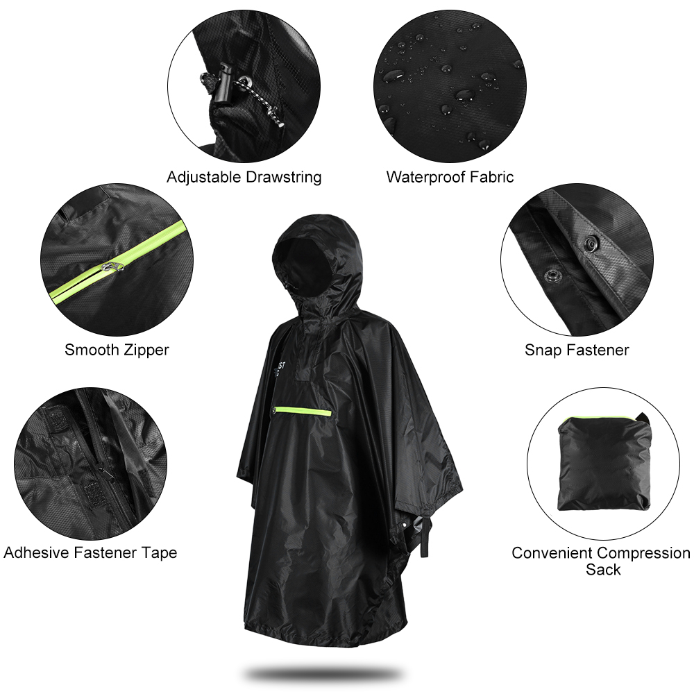 Bicycle Raincoat Rain Coat Rai - Cycling Rain Jacket Commute บทวิจารณ์และราคา