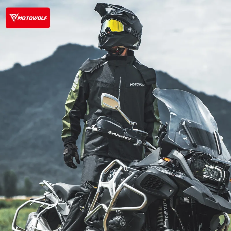 Motorcycle Reflective Raincoat - Cycling Commuter Rain Jacket บทวิจารณ์และราคา
