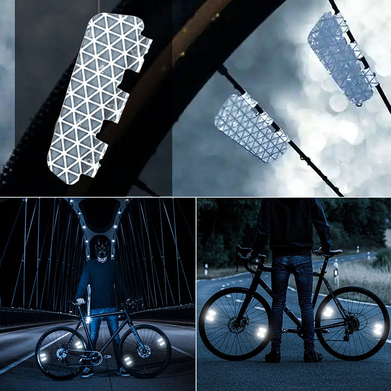 4Pcs/Set Bike Reflective Stick - Spoke Reflector Set บทวิจารณ์และราคา