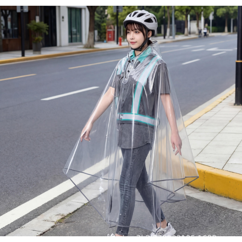 Electric Scooter Raincoat, Ful - Cycling Rain Jacket Commute บทวิจารณ์และราคา