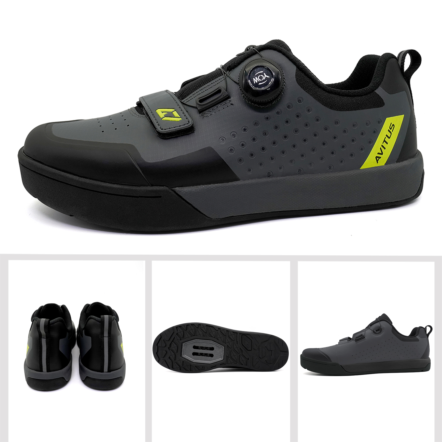 AVITUS Men MTB Shoe with 2-Bol - Cycling Commuter Shoes บทวิจารณ์และราคา