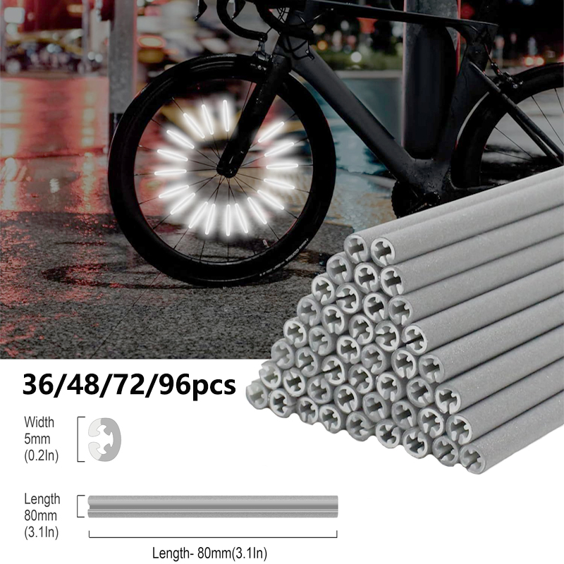 36/48/72/96Pieces 8cm Spoke Re - Spoke Reflector Set บทวิจารณ์และราคา