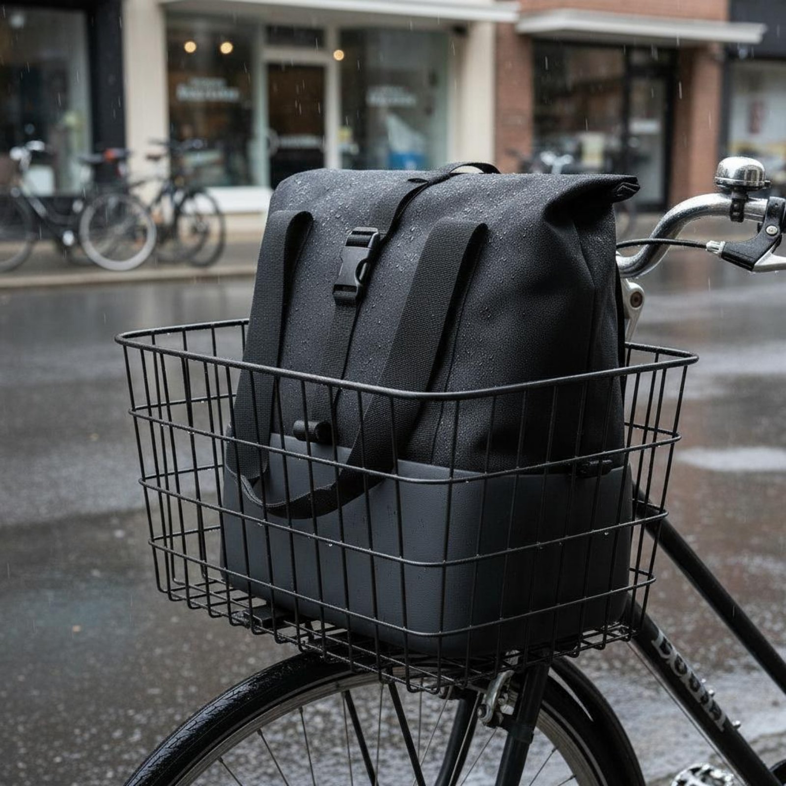 Electric Bike Basket Bag Dustp - Cycling Commute Gear บทวิจารณ์และราคา