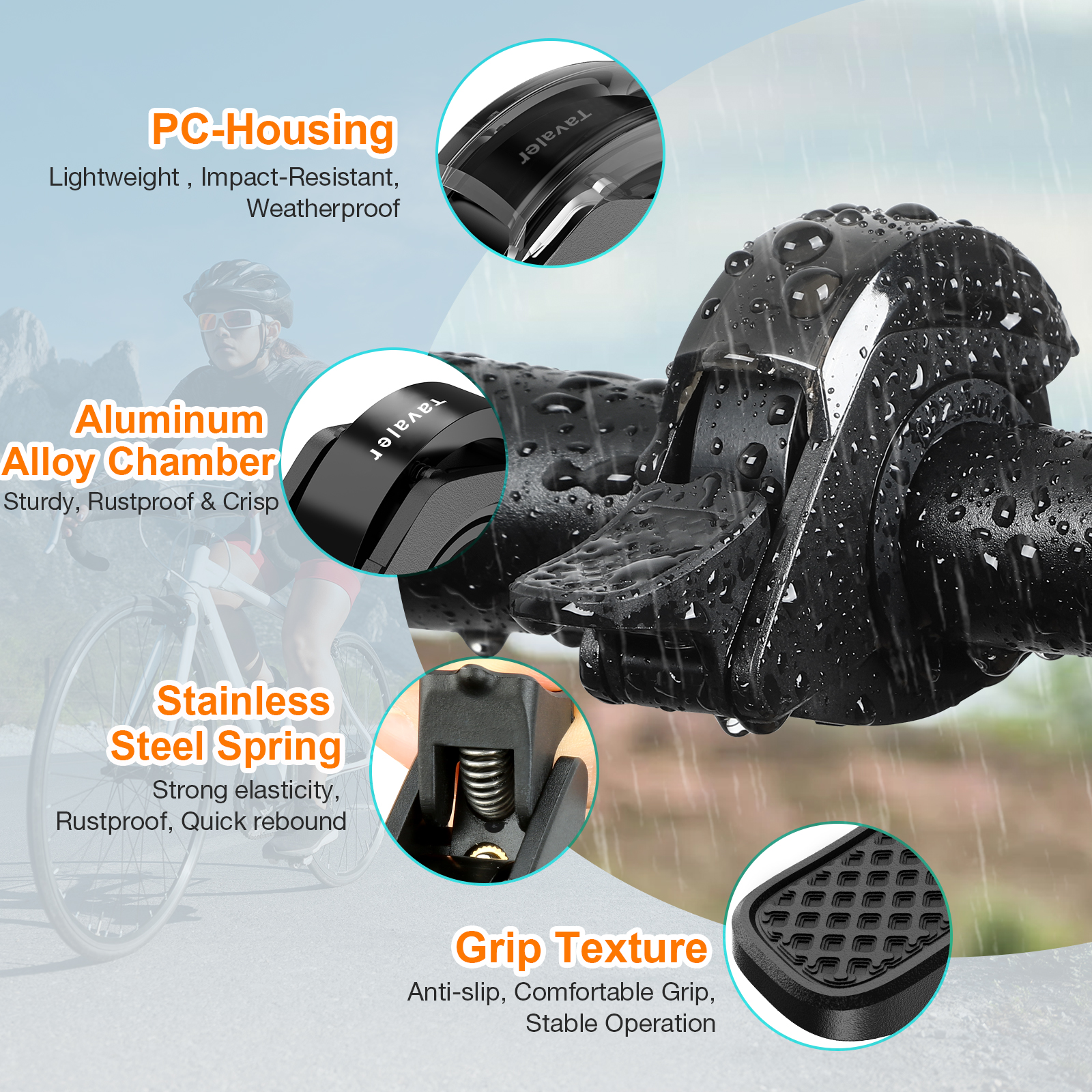 Bike Bell Ring Cycling Horn St - Bell Handlebar Ring บทวิจารณ์และราคา