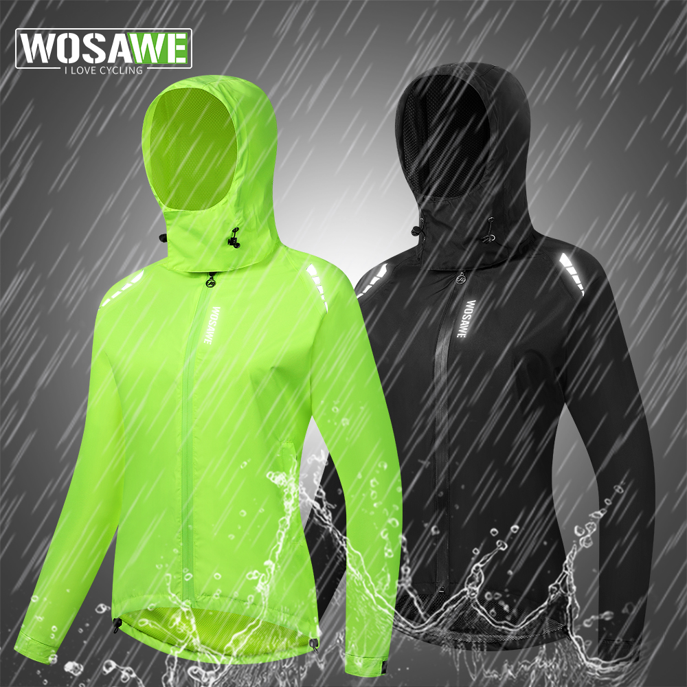WOSAWE Cycling Raincoat Women  - Cycling Rain Jacket Commute บทวิจารณ์และราคา