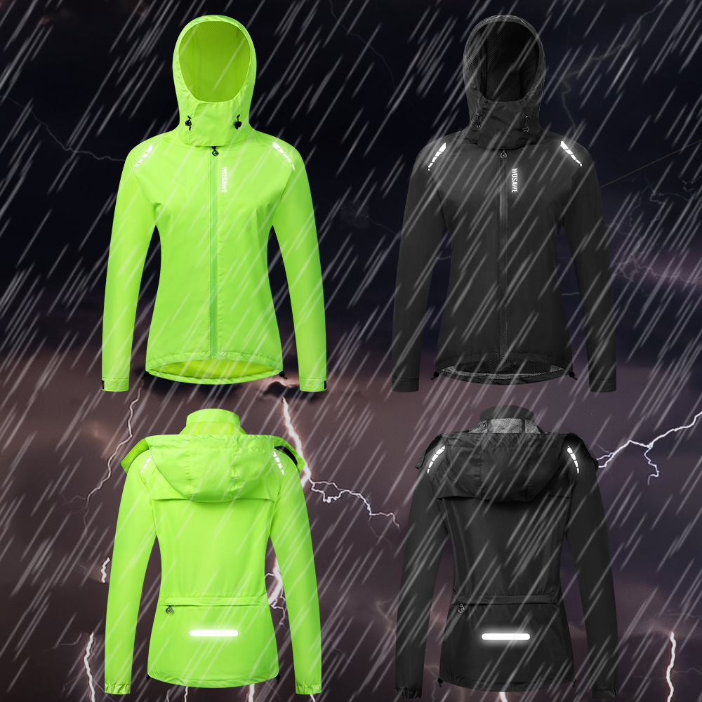 WOSAWE Cycling Raincoat Women  - Cycling Rain Jacket Commute บทวิจารณ์และราคา