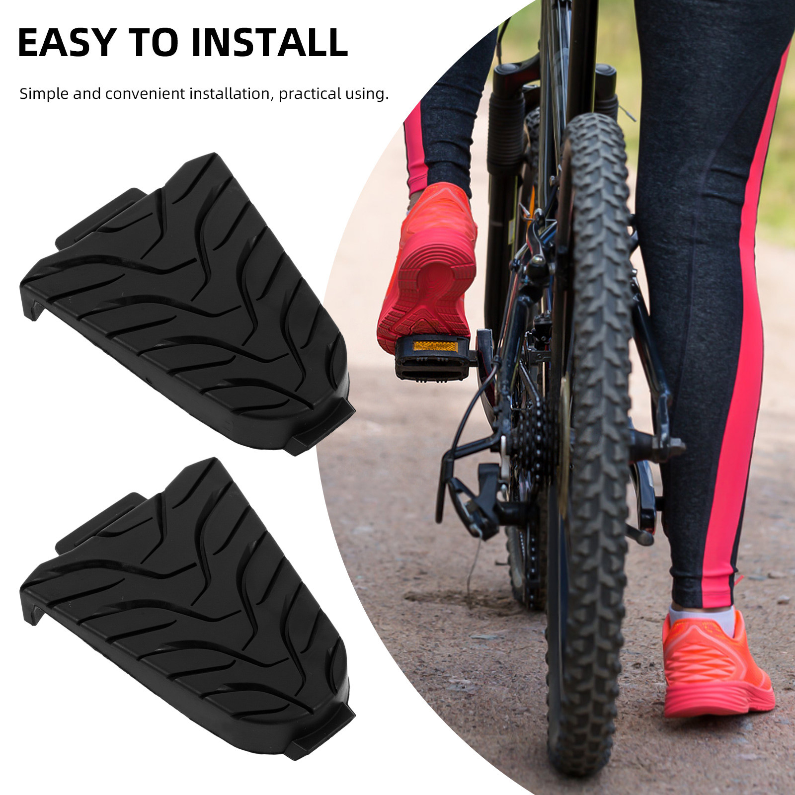 2Pcs Cycling Cleat Covers Road - Cycling Commute Shoes บทวิจารณ์และราคา