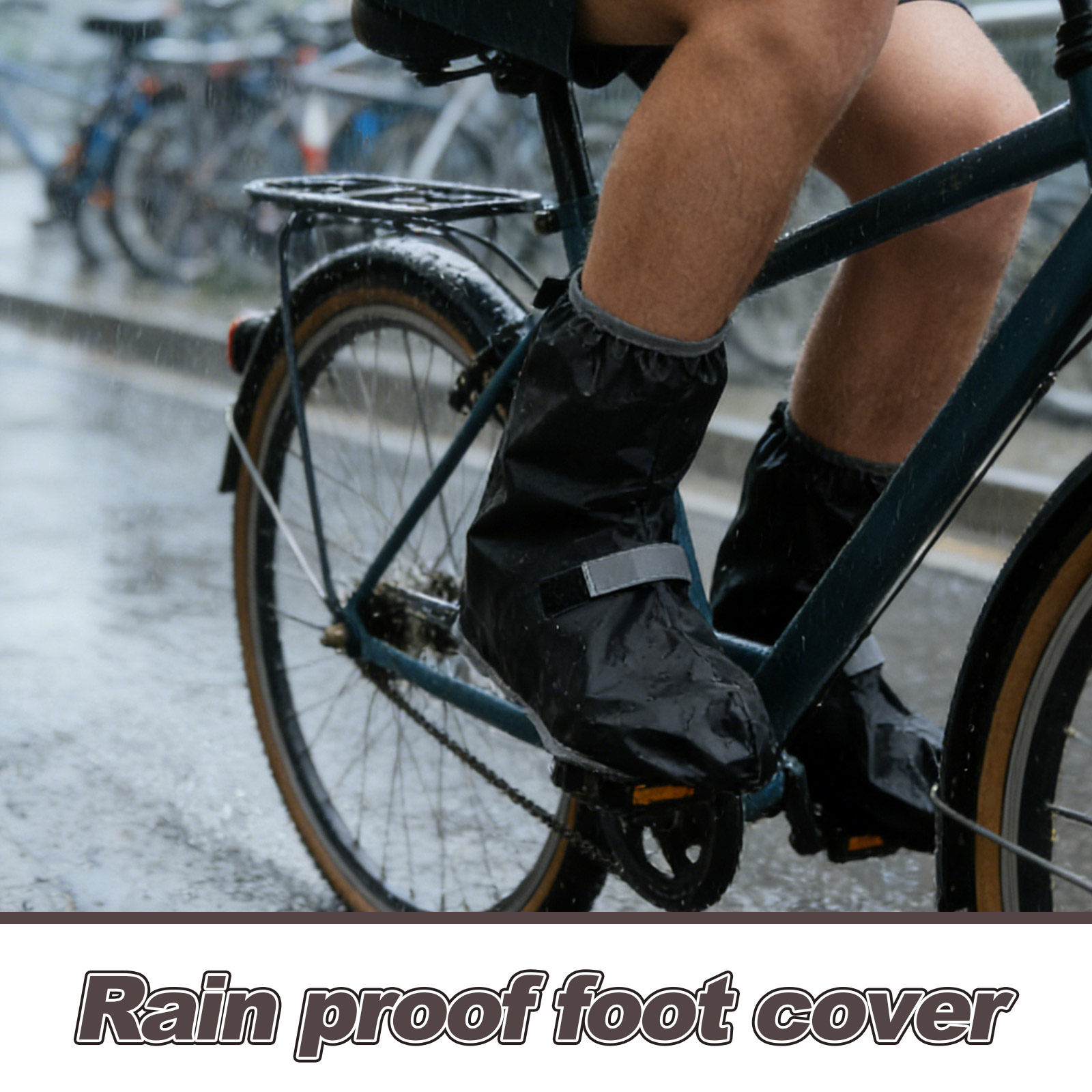 1Pair Waterproof Rain Shoe Cov - Cycling Commute Shoes บทวิจารณ์และราคา