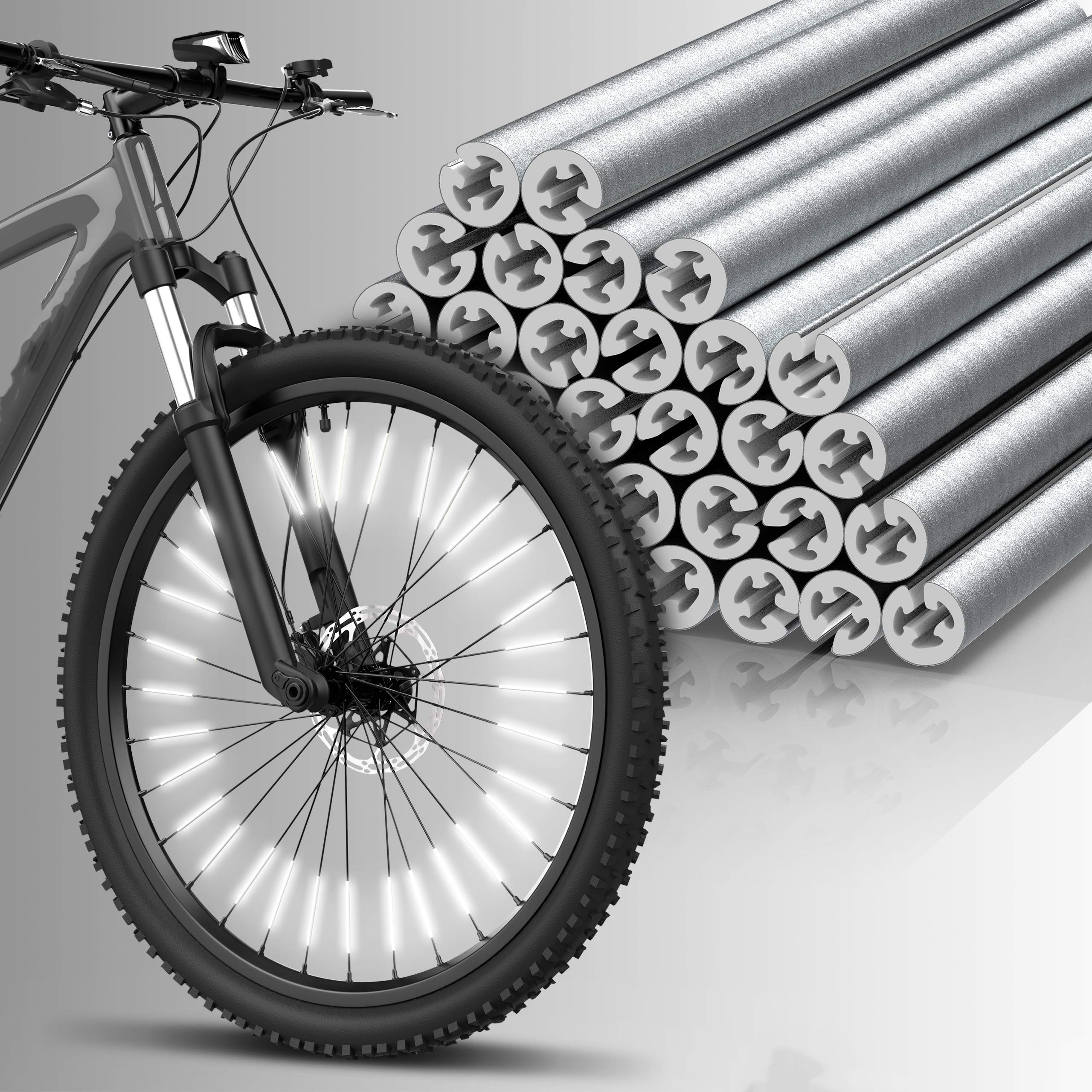 36 Pieces Spoke Reflectors Bic - Spoke Reflector Set บทวิจารณ์และราคา