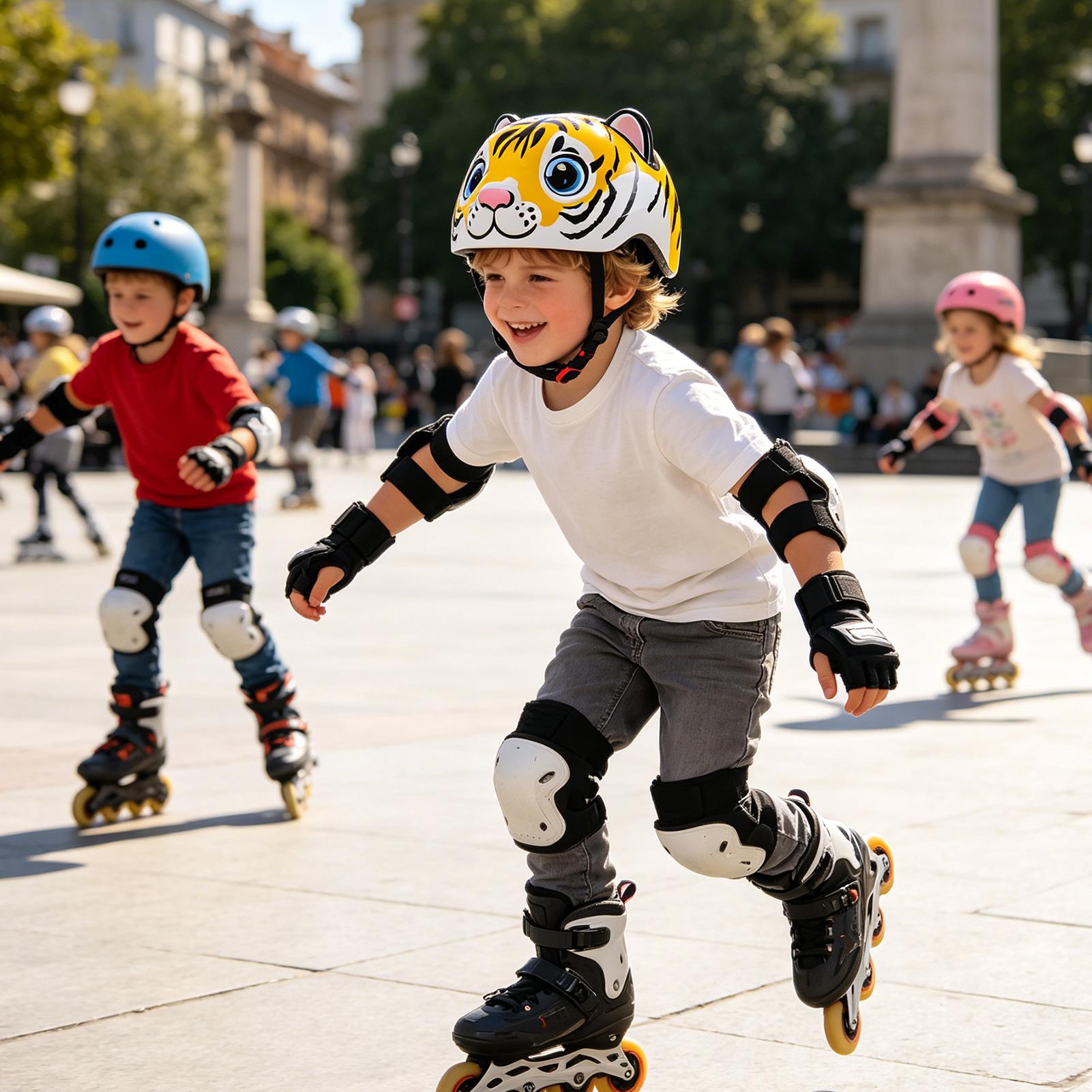 Child Bike Helmet Tiger Patter - Cycling Commute Gear บทวิจารณ์และราคา