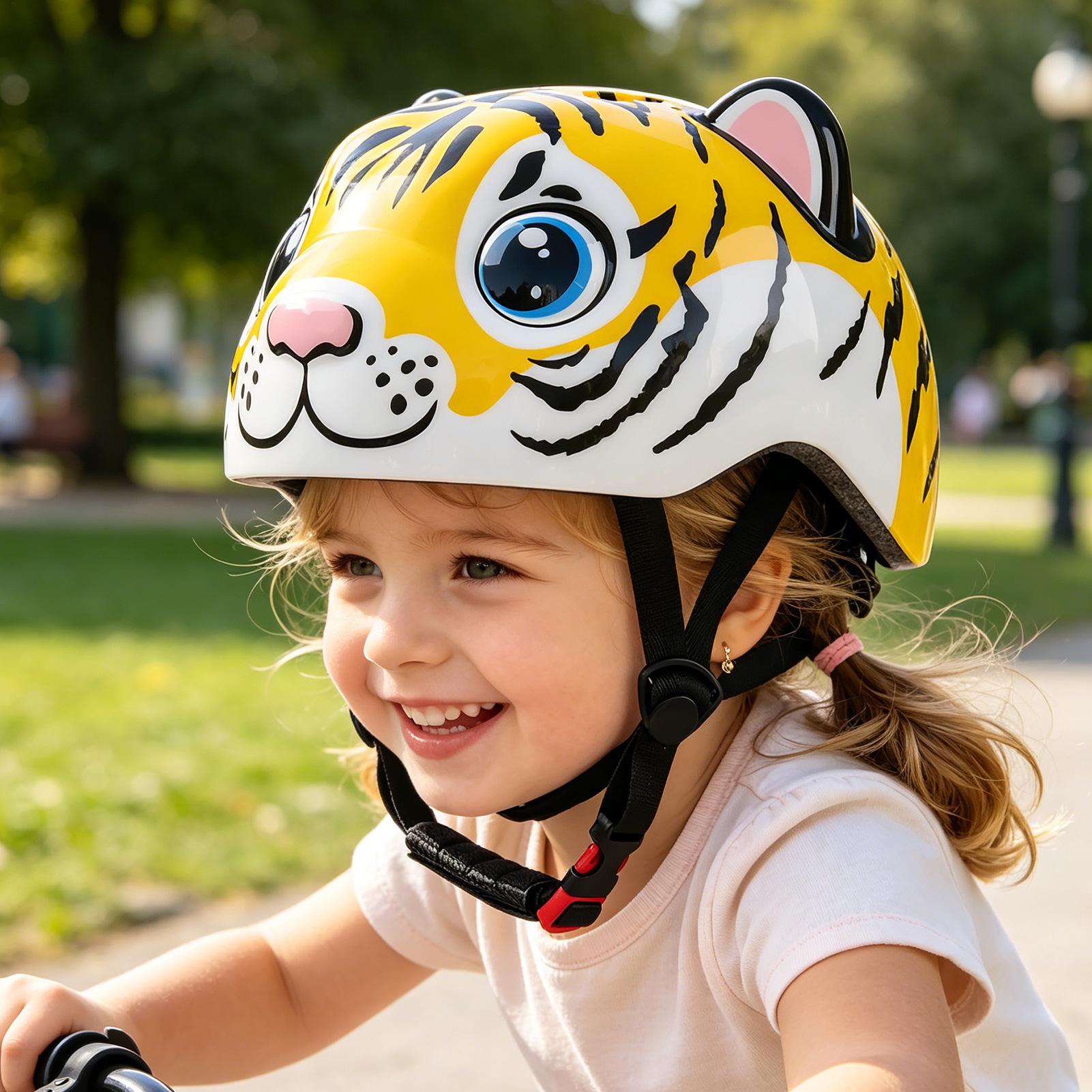 Child Bike Helmet Tiger Patter - Cycling Commute Gear บทวิจารณ์และราคา