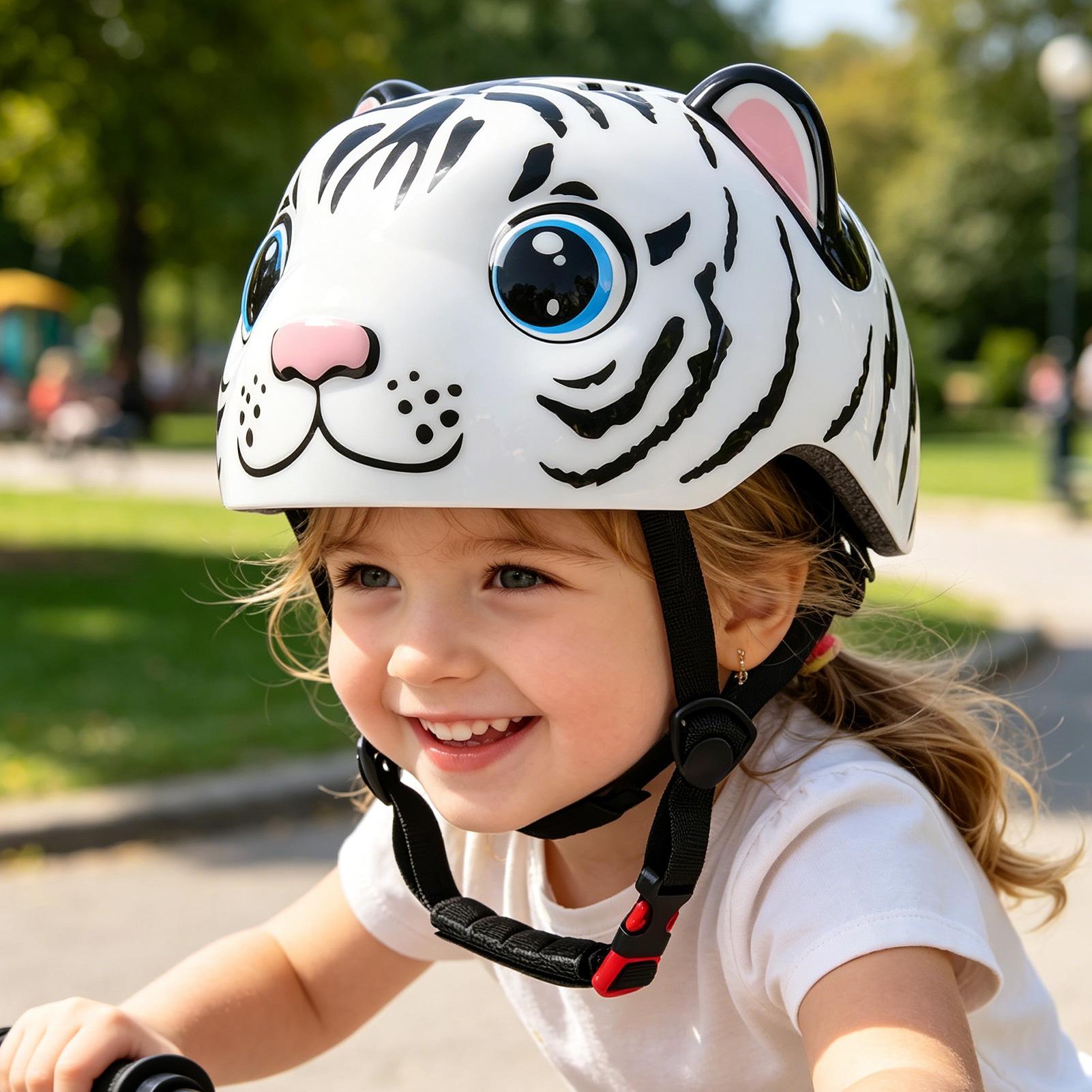 Child Bike Helmet Tiger Patter - Cycling Commute Gear บทวิจารณ์และราคา