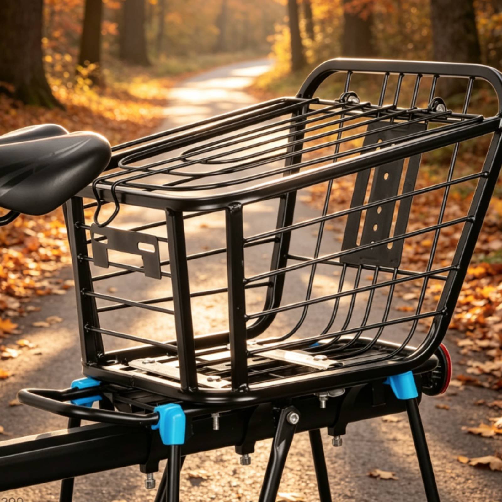 Folding Rear Bike Basket Folda - Cycling Commute Gear บทวิจารณ์และราคา