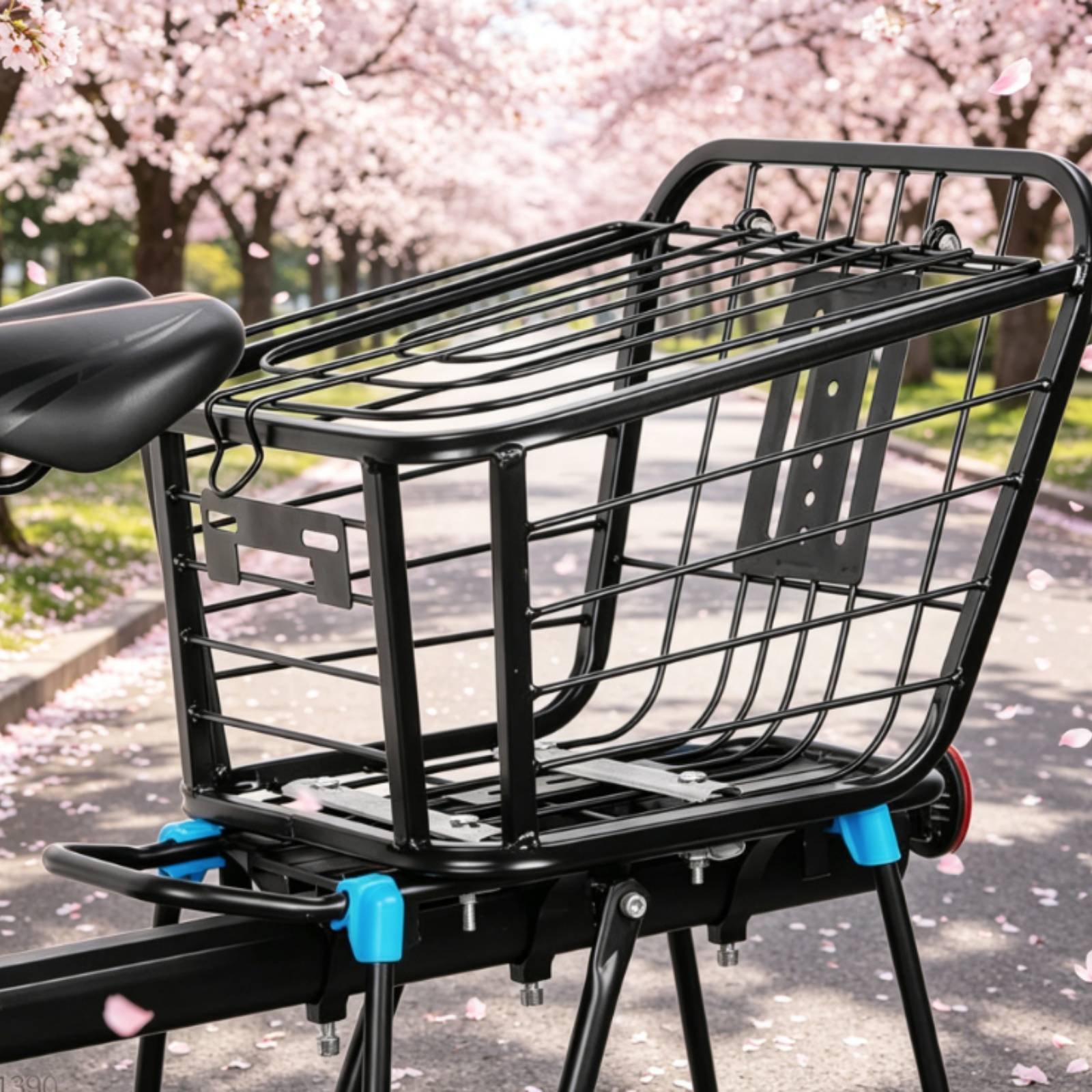 Folding Rear Bike Basket Folda - Cycling Commute Gear บทวิจารณ์และราคา