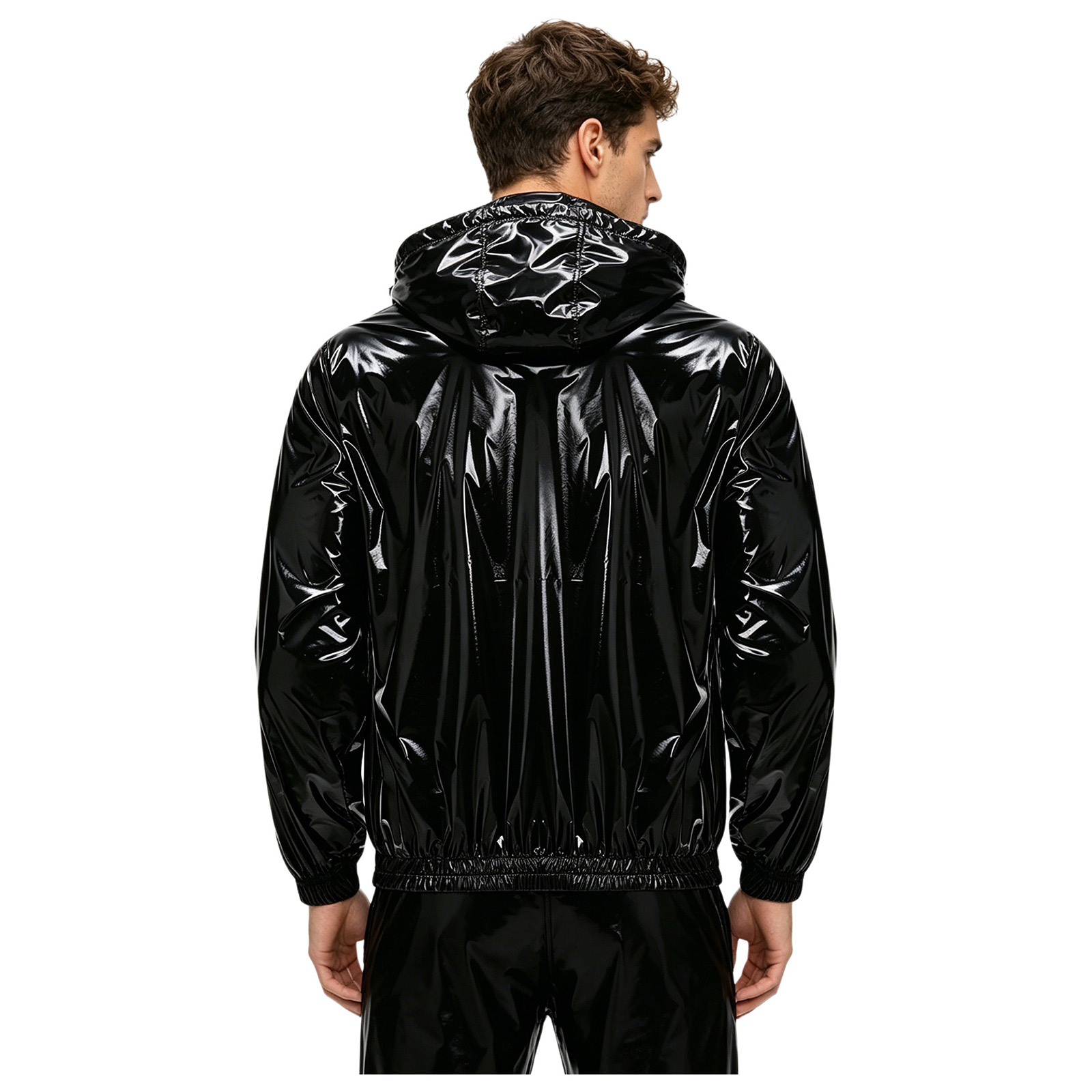 Mens Waterproof Hooded Jacket  - Cycling Rain Jacket Commute บทวิจารณ์และราคา