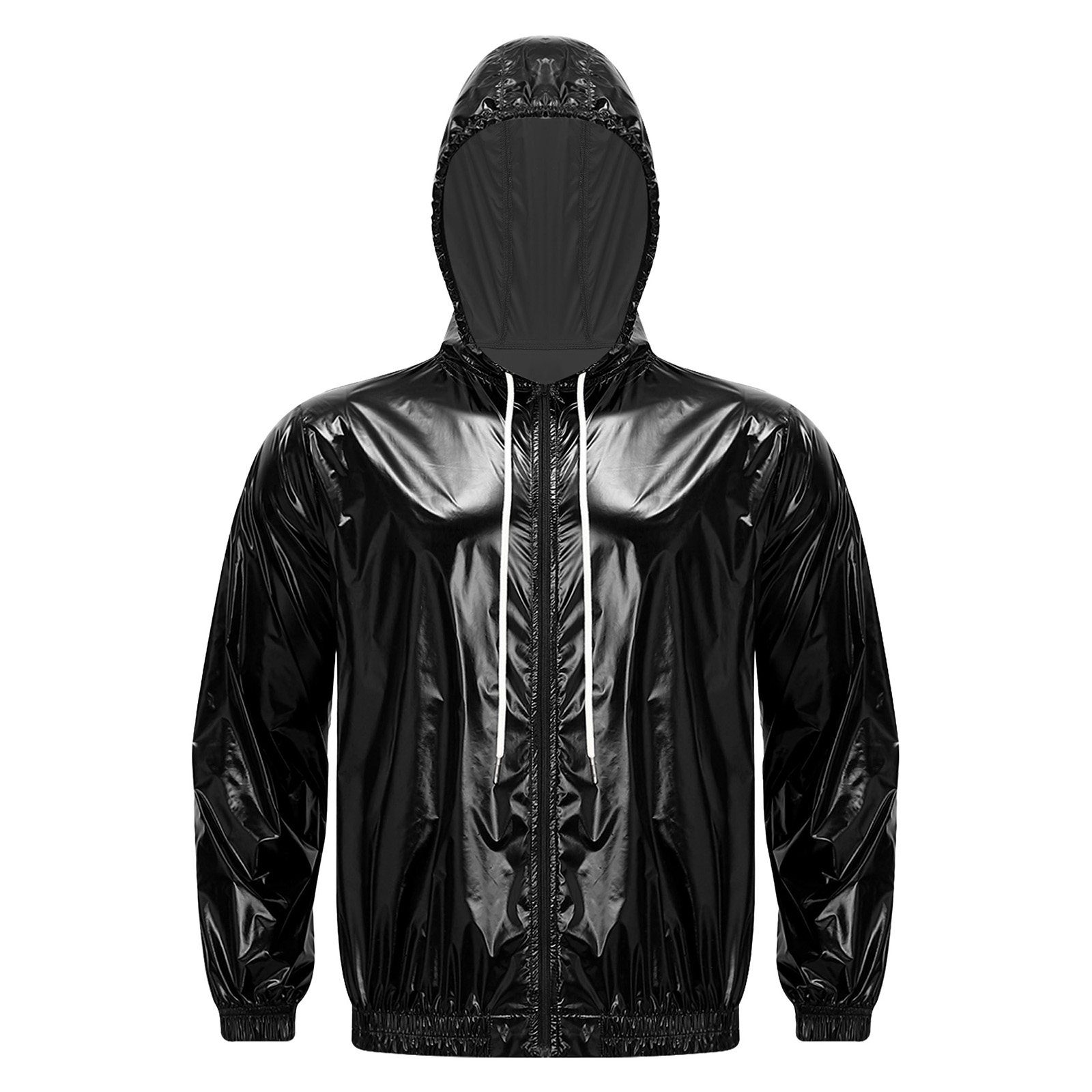 Mens Waterproof Hooded Jacket  - Cycling Rain Jacket Commute บทวิจารณ์และราคา