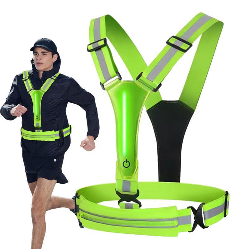 Safety Reflective Vest LED Lig - Reflective Vest Cycling บทวิจารณ์และราคา