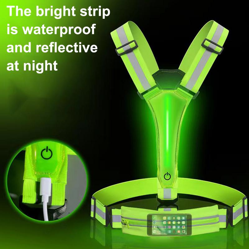 Safety Reflective Vest LED Lig - Reflective Vest Cycling บทวิจารณ์และราคา