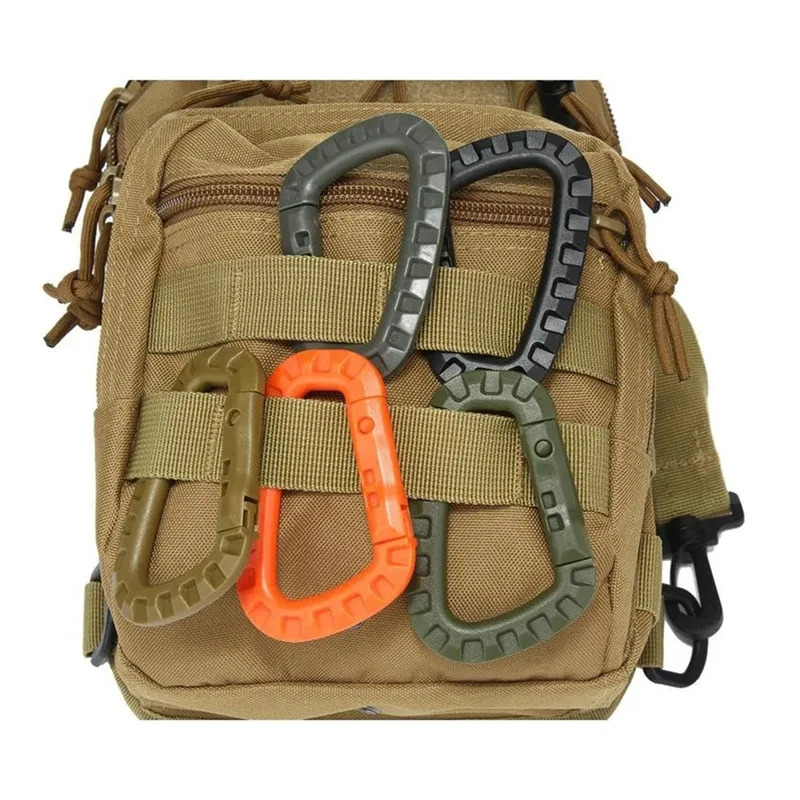 2/5/16Pcs Tactical Carabiner S - Chain Lock Combination บทวิจารณ์และราคา