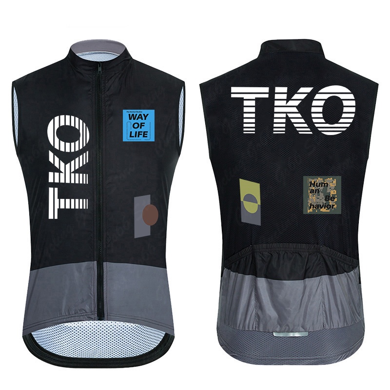 TKO Men's Windproof Waterproof - Reflective Vest Cycling บทวิจารณ์และราคา