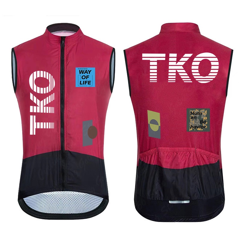 TKO Men's Windproof Waterproof - Reflective Vest Cycling บทวิจารณ์และราคา
