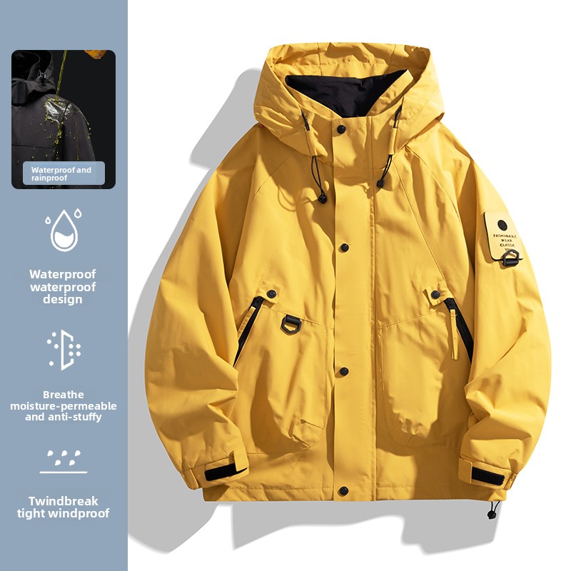 Cycling Camping Outerwear Coat - Cycling Rain Jacket Commute บทวิจารณ์และราคา