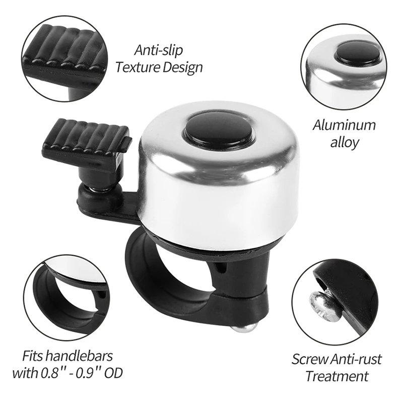 Mini Cute Bicycle Bell 22mm Cy - Bell Handlebar Ring บทวิจารณ์และราคา