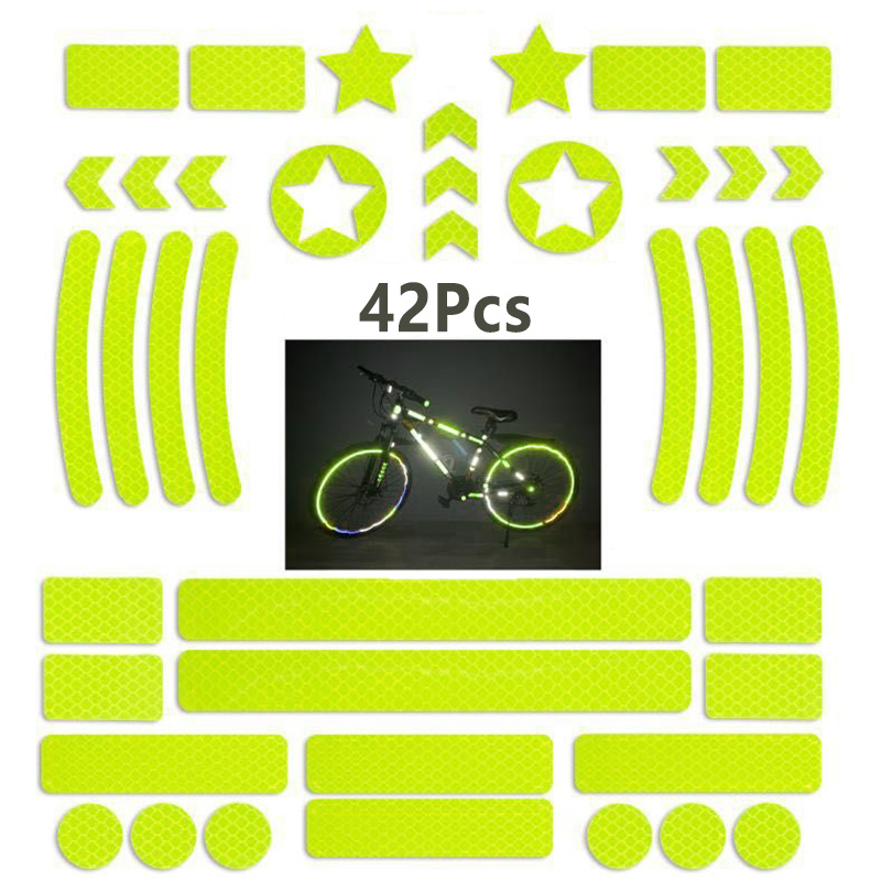 1 Set Car Tire Reflective Stic - Spoke Reflector Set บทวิจารณ์และราคา