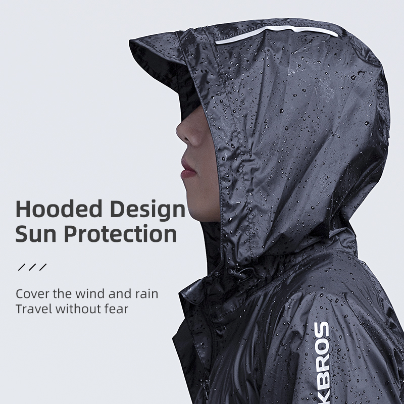 ROCKBROS Waterproof Cycling Ra - Cycling Rain Jacket Commute บทวิจารณ์และราคา