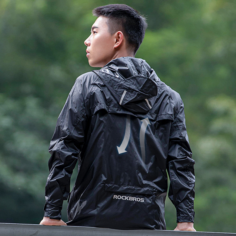 ROCKBROS Waterproof Cycling Ra - Cycling Rain Jacket Commute บทวิจารณ์และราคา
