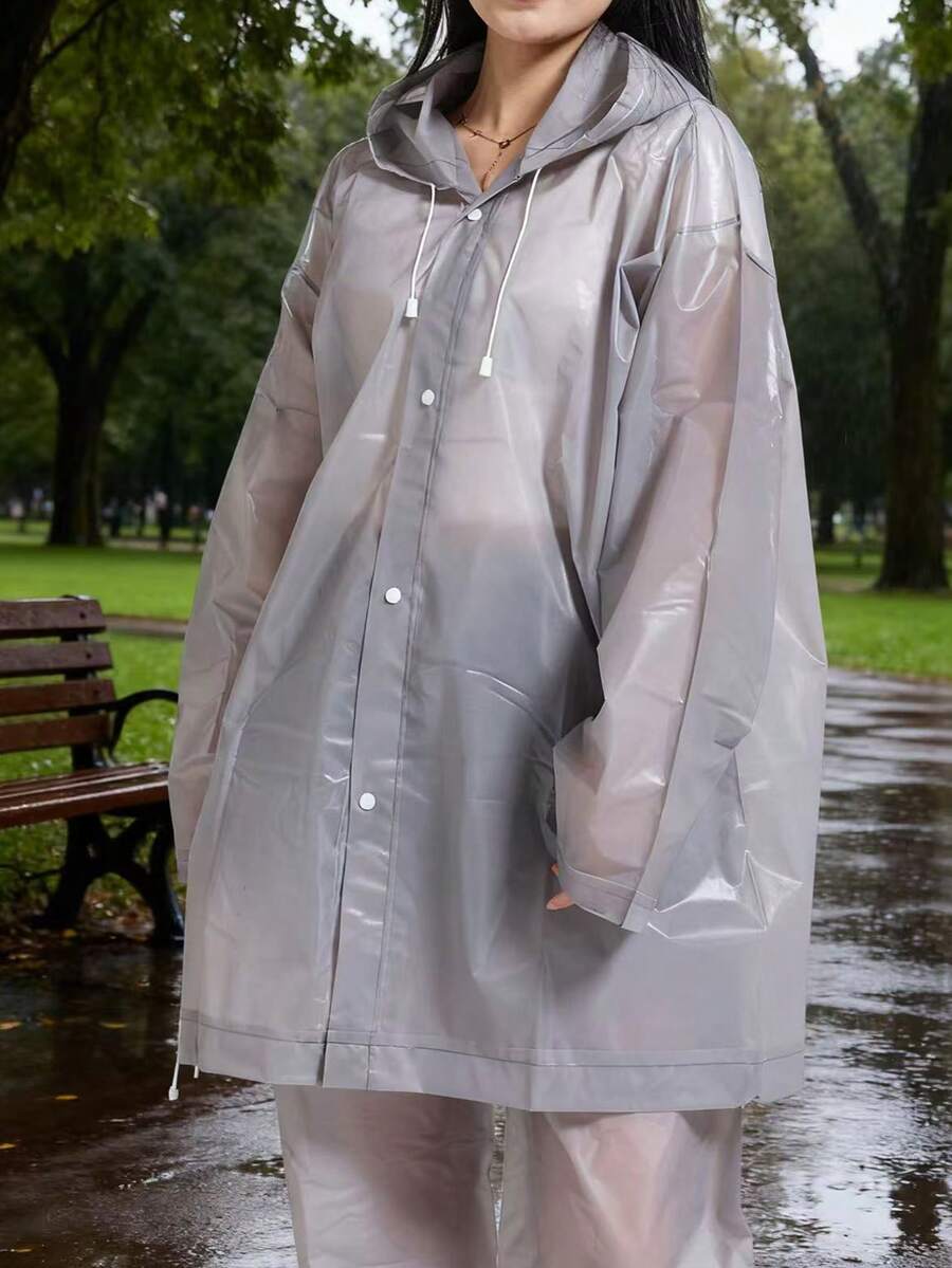 2pcs Unisex full-body rain sui - Cycling Commuter Rain Jacket บทวิจารณ์และราคา