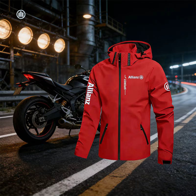 2026 allianz logo Men's outdoo - Cycling Rain Jacket Commute บทวิจารณ์และราคา