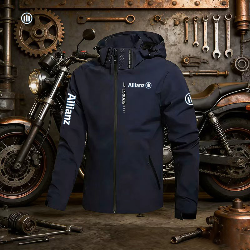 2026 allianz logo Men's outdoo - Cycling Rain Jacket Commute บทวิจารณ์และราคา